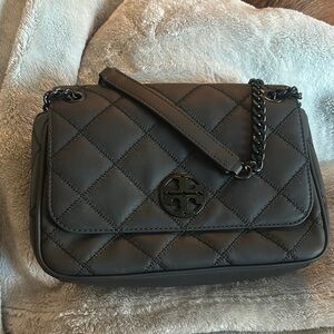 Tory Burch Black Quilted Shoulder Bag